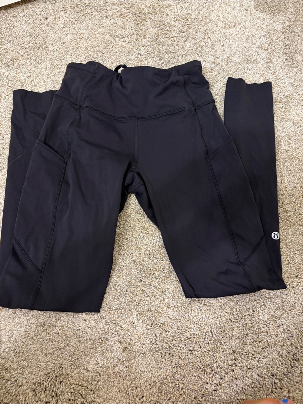 lululemon athletica Black Workout Leggings with Pocket